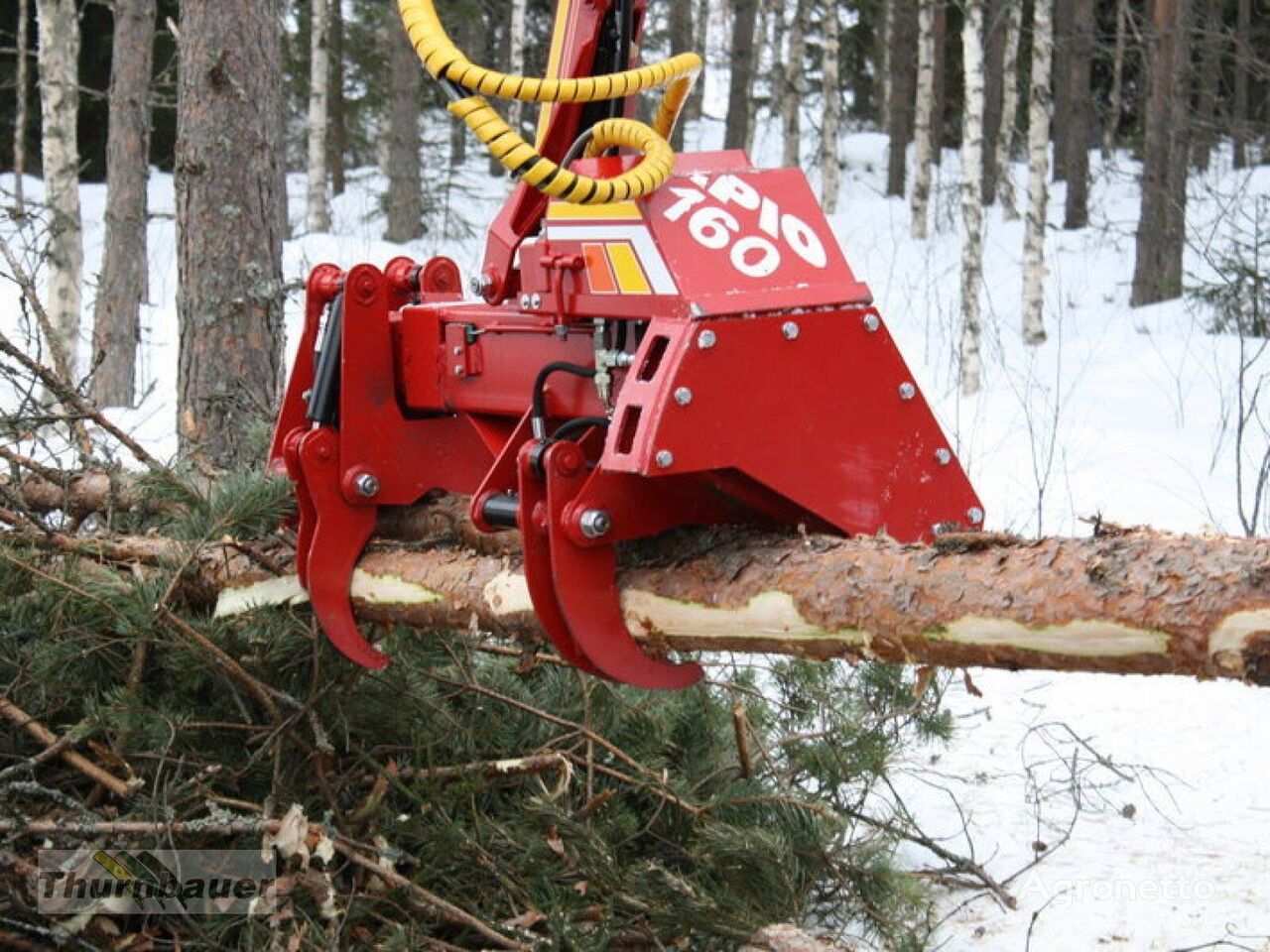 new 160 Schubharvesterkopf wood chipper