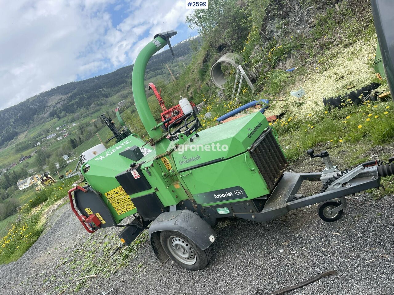 GreenMech Arborist 150 wood chipper