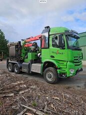 Mercedes-Benz Arocs 6x6 Chipper w/ Heizohack 14-860 KTL. Holzhäcksler