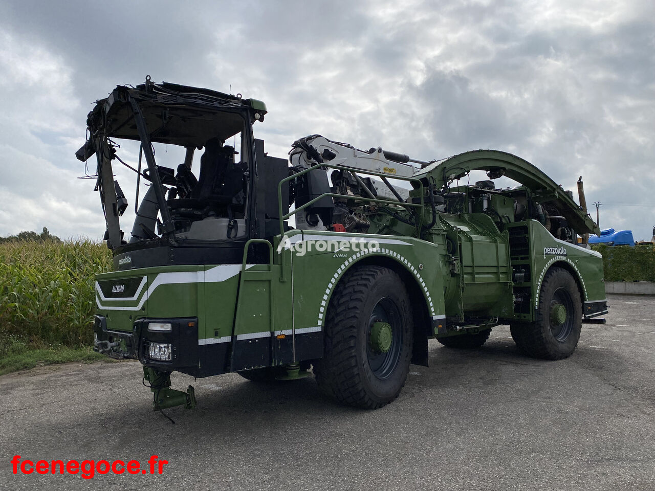 damaged Pezzolato PTH 1400/1000 M AllRoad - Carte Grise Françaises  wood chipper