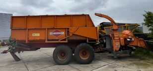 Veenhuis kipper + Jensen A141XL houtversnipperaar JVK 13.00 wood chipper