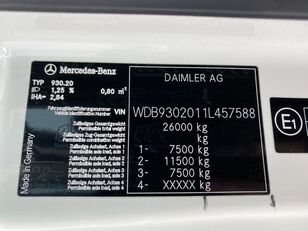 بيع شاحنة نقل الوقود Mercedes-Benz 2546 Actros LL | Rohr A3*3x Kammern*Retarder*AHK - صورة 14 | Autoline TN شاحنة نقل الوقود Mercedes-Benz 2546 Actros LL | Rohr A3*3x Kammern*Retarder*AHK | صورة 14 - Autoline