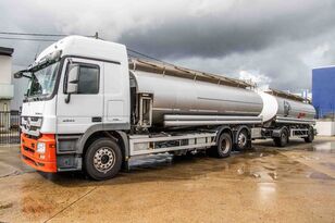 camião de transporte de combustivel Mercedes-Benz ACTROS 2544-MP3+MAGYAR INOX18.200L+17.700L/2X6COMP