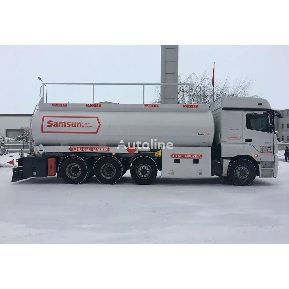 Mercedes-Benz na shasi z aliuminiievoiu tsysternoiu NURSAN TRAILER  fuel truck