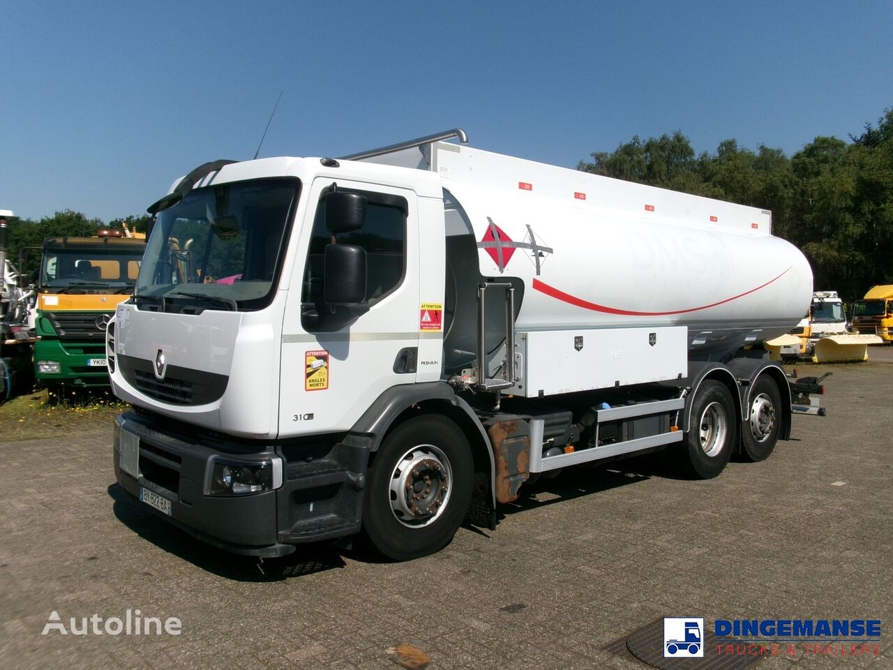 nákladní vozidlo na přepravu pohonných hmot Renault Premium 310 6x2 fuel tank 19 m3 / 5 comp ADR 25-04-2024