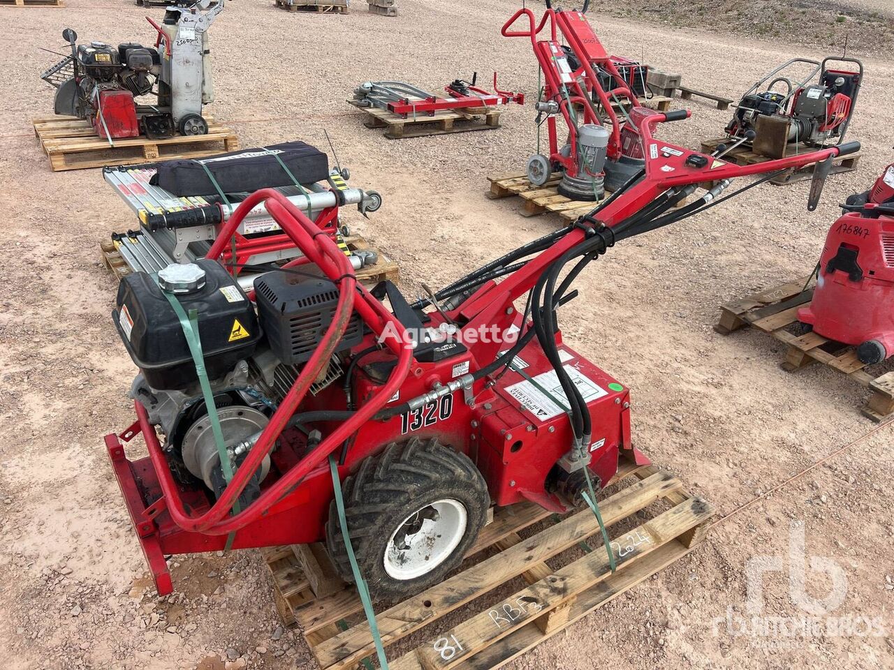 Barreto 1320H Materiel De Location Rental Equ garden tiller