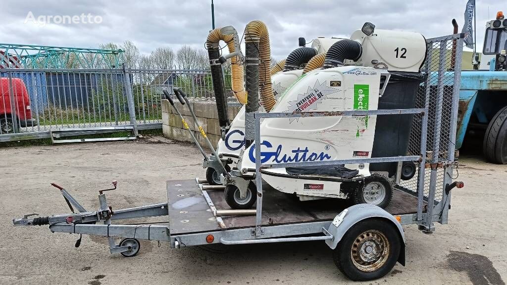 kultivatorius Glutton 2411 electric 2 stuks met trailer peukenzuiger vac