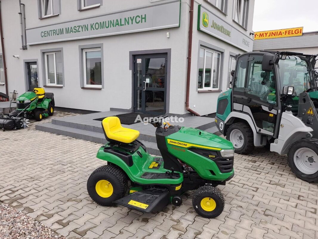 new John Deere X107 lawn tractor