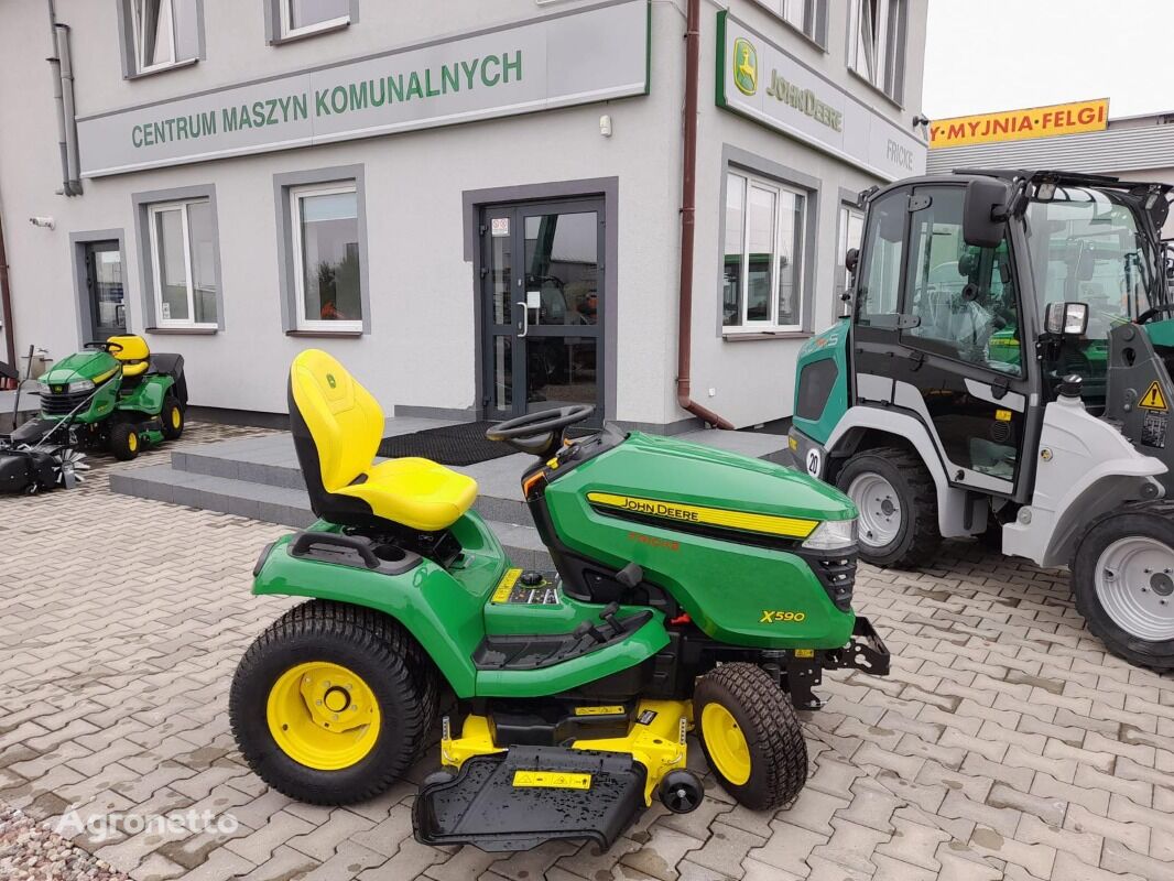 uudet John Deere X590 traktori ruohonleikkuri