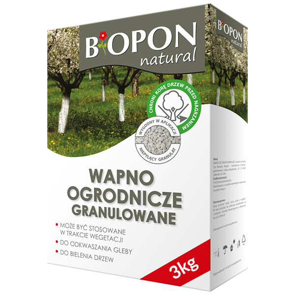 другой садовый инвентарь Biopon wapno ogrodnicze granulowane 3KG