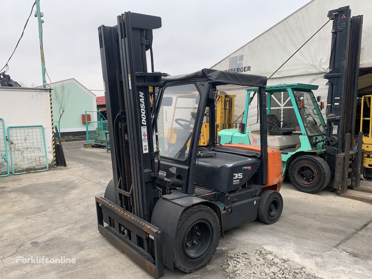 لیفتراک گاز سوز Doosan G35C-5 !! NOT WORKING !! V-3861