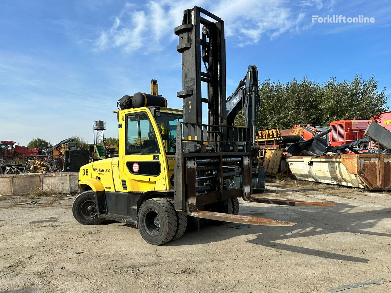 Hyster H8.0FT9 gas forklift