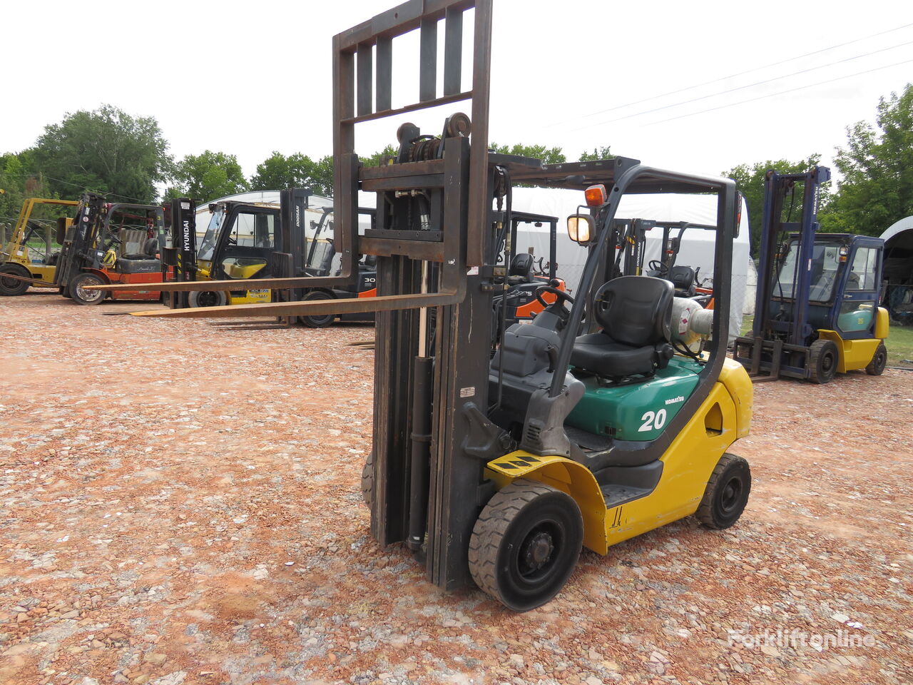 Komatsu FG20 gas forklift