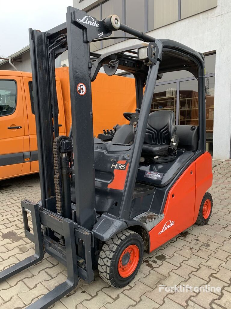 Linde H 16 T gas forklift