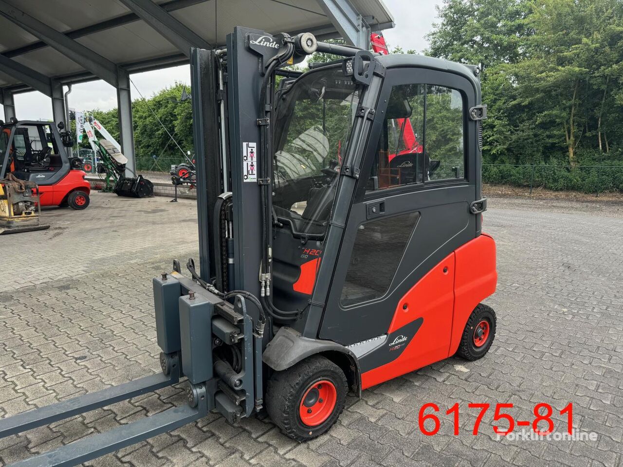 Linde H 20 T 01 gas forklift