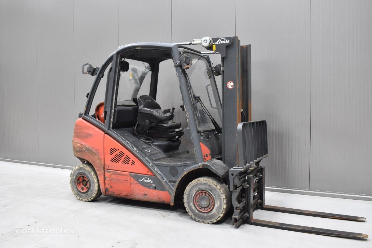 Linde H 20 T/600 - 02 gas forklift