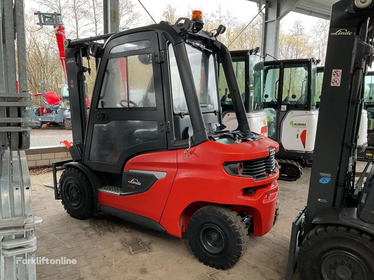 Linde H 35 T 01 gasheftruck