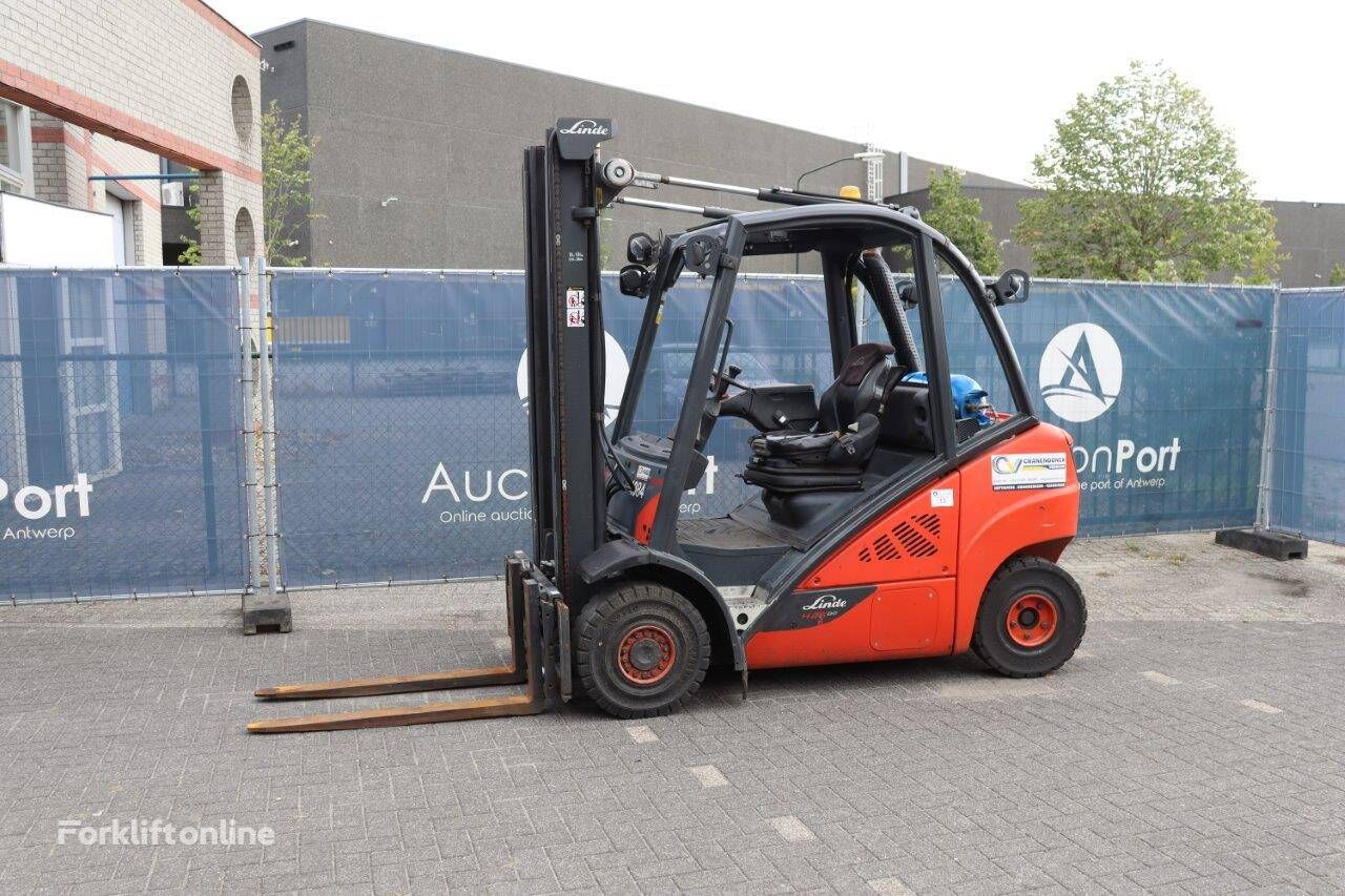 Linde H25T-02 gas forklift