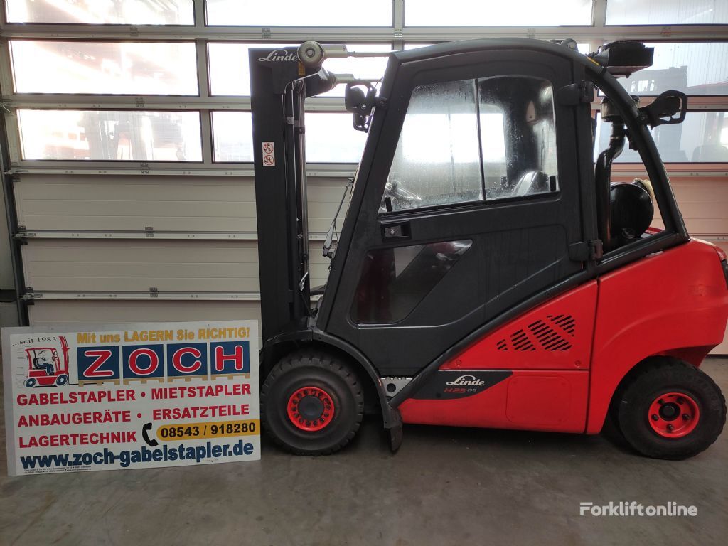 Linde H25T-02-392 EVO gas forklift