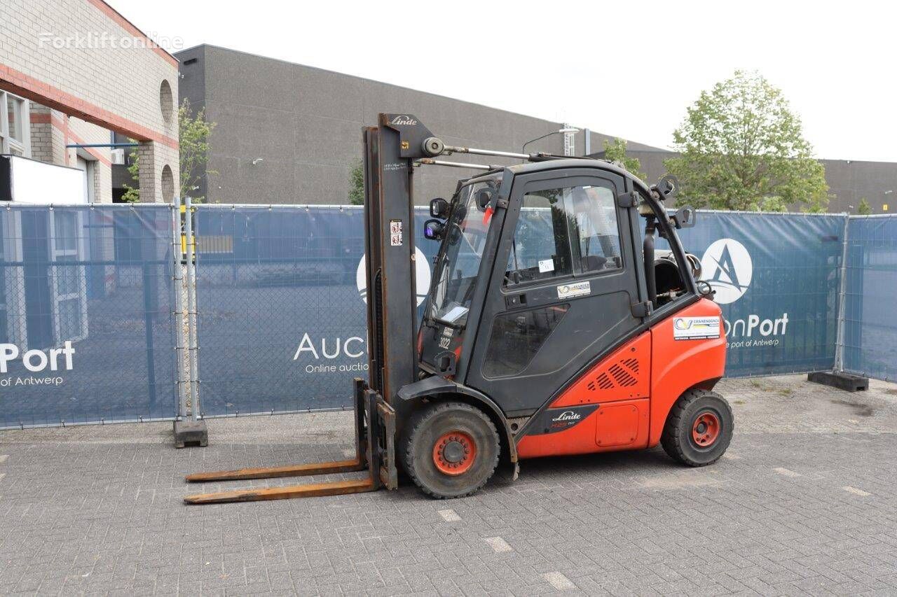 Linde H25T-02/600 gas forklift