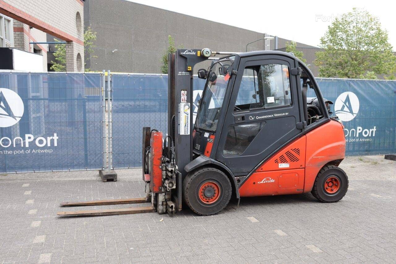 Linde H35T gas forklift