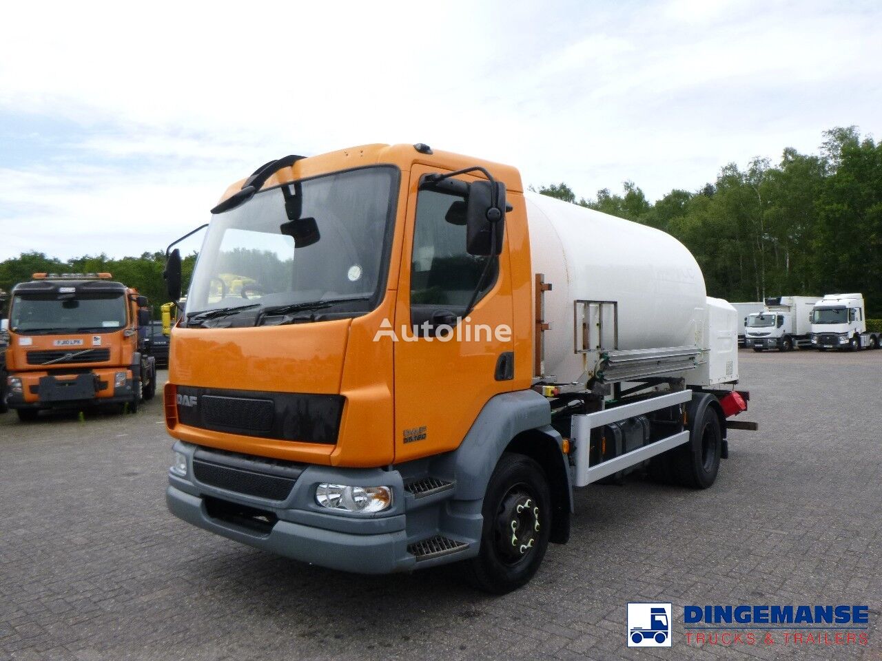 DAF D.A.F. LF 55.180 4x2 RHD ARGON gas truck 5.9 m3 kamyon gaz taşıyıcı