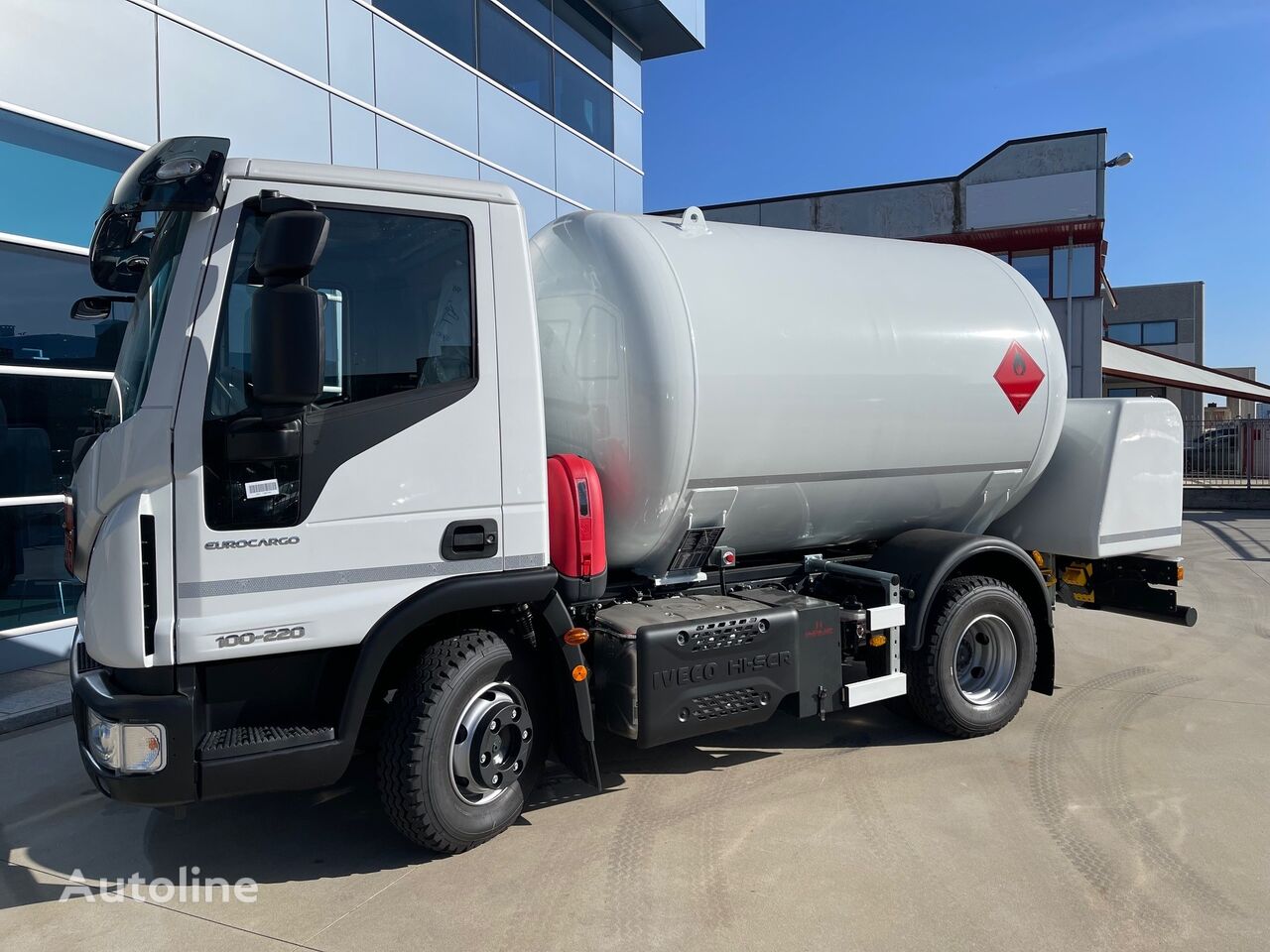 new IVECO 100 gas truck