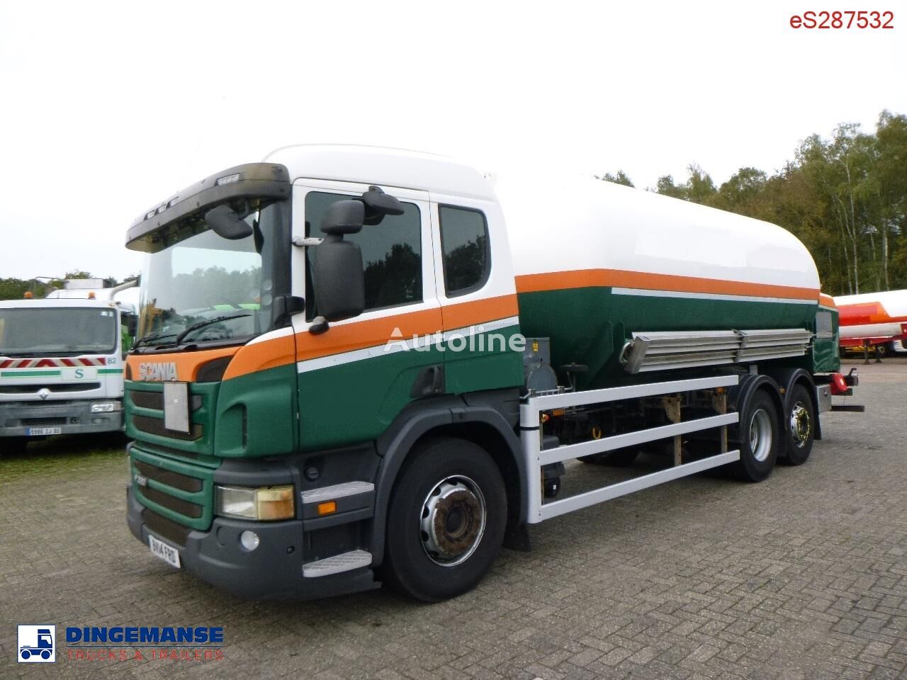 Scania P320 6X2 RHD Argon gas tank 16 m3 gas truck