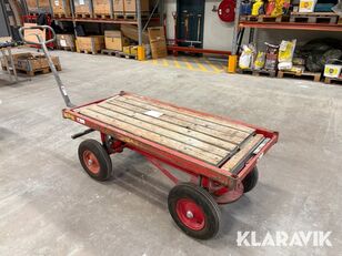 прицеп стекловоз Byggvagn med fyrhjulsstyrning Alia Tool Höj & sänkbar