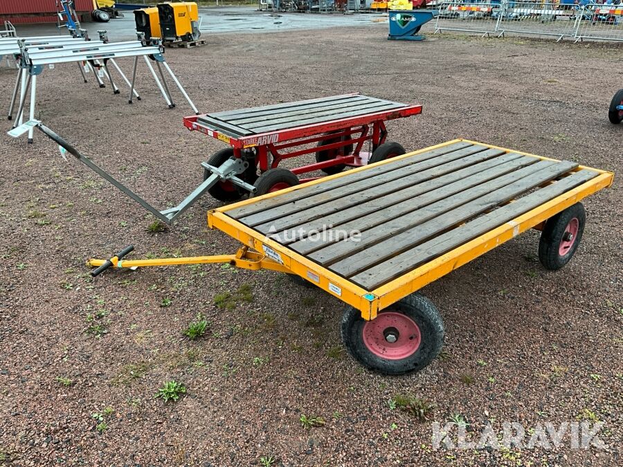 Starke Arvid, Hörby Bruk 18400, Ekebykärran remolque para transporte de vidrio