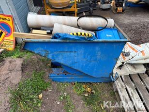 Tippcontainer glass transport trailer