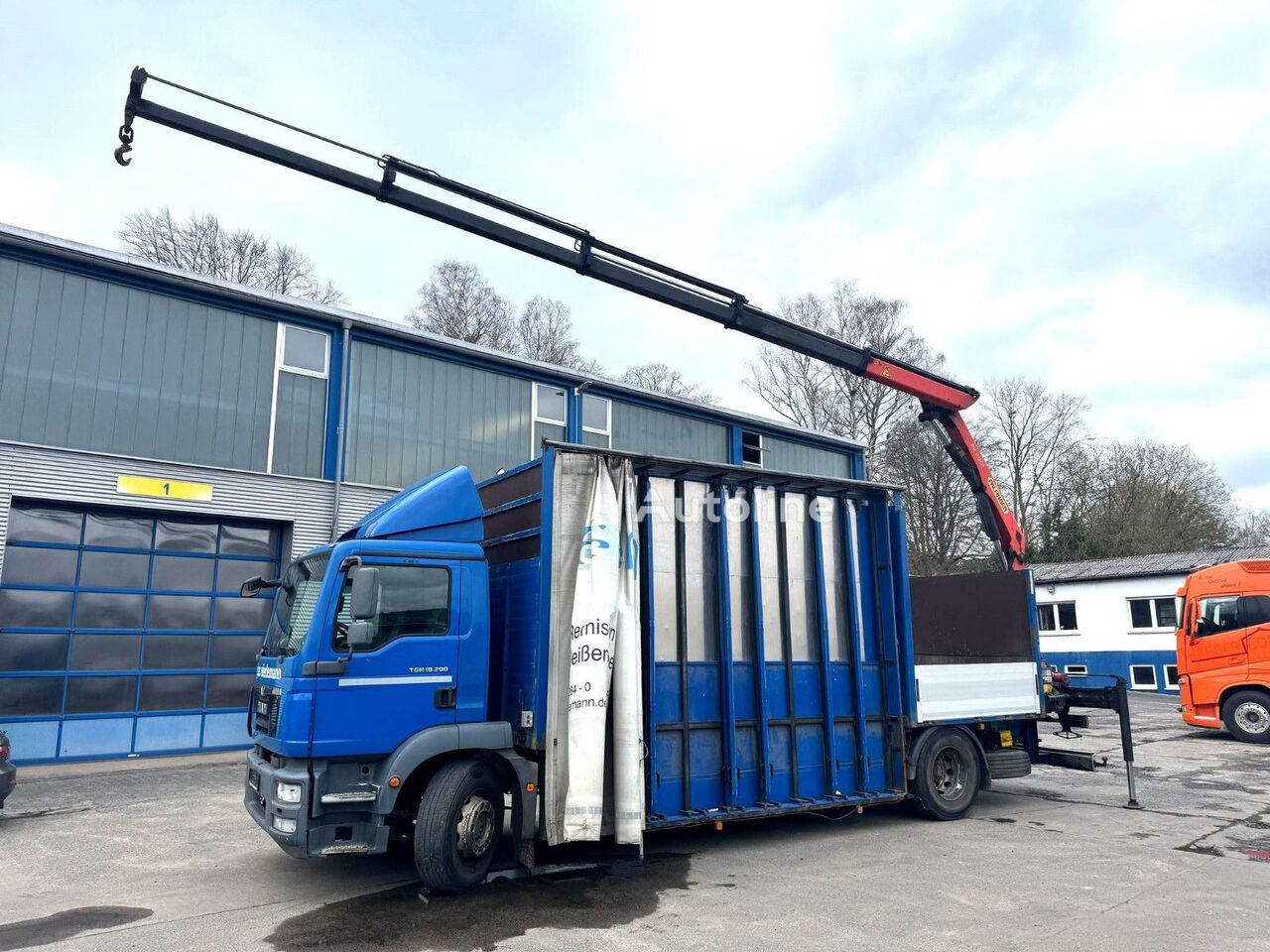 Camion transport sticlă MAN 18.290 PK 11001C Glasreff de vânzare | Autoline RO Camion transport sticlă MAN 18.290 PK 11001C Glasreff - Autoline