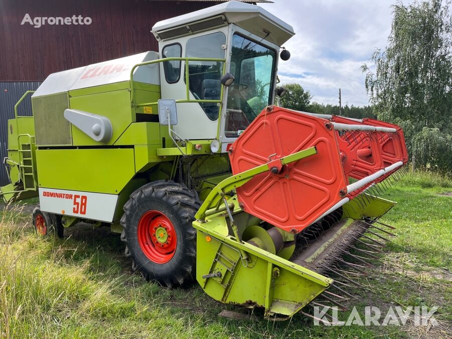 Claas Dominator 58 grain harvester