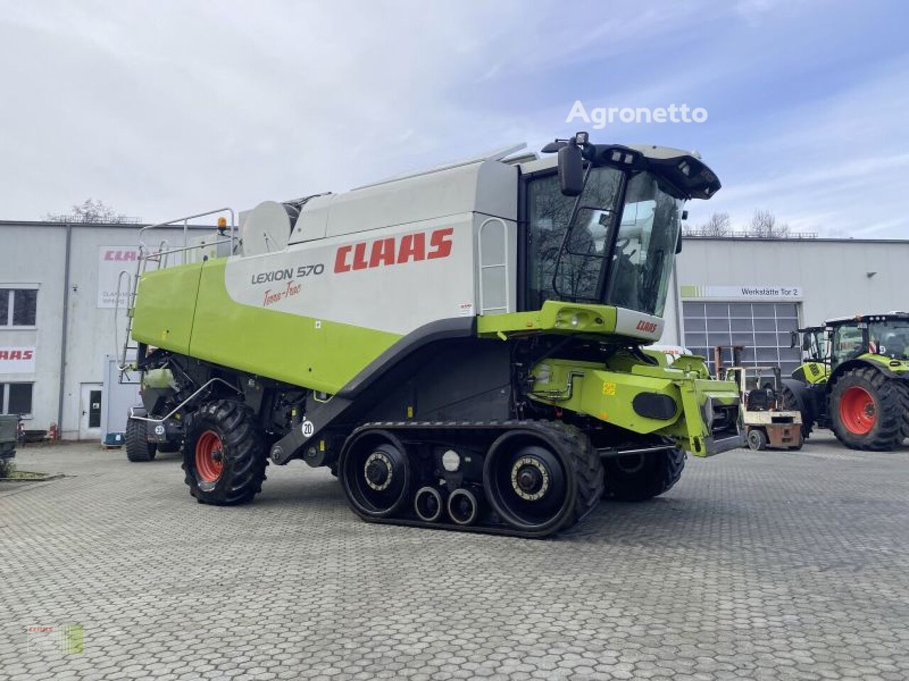 colheitadeira de grãos Claas LEXION 570 TT MIT V900+TW