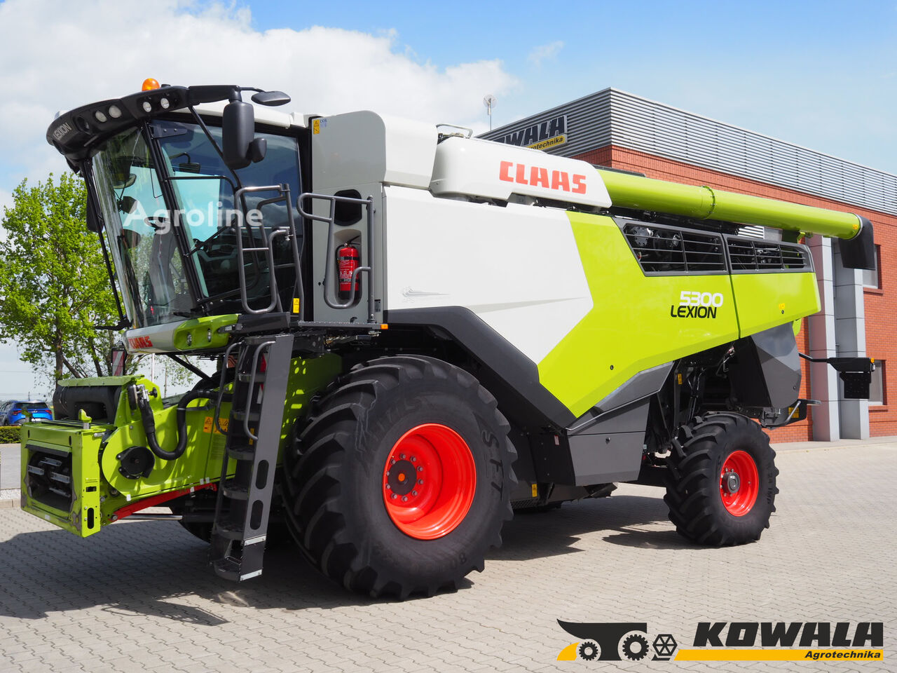 Claas Lexion 5300 2-stage threshing drum drive + V680 grain harvester - Agroline