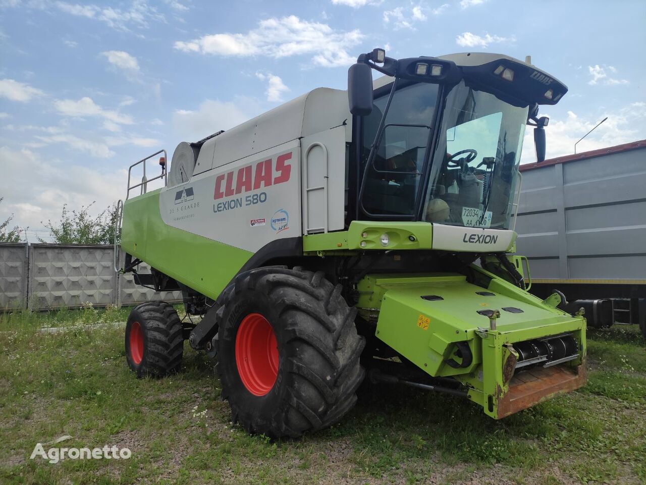 moissonneuse-batteuse Claas Lexion 580 v Lizynh