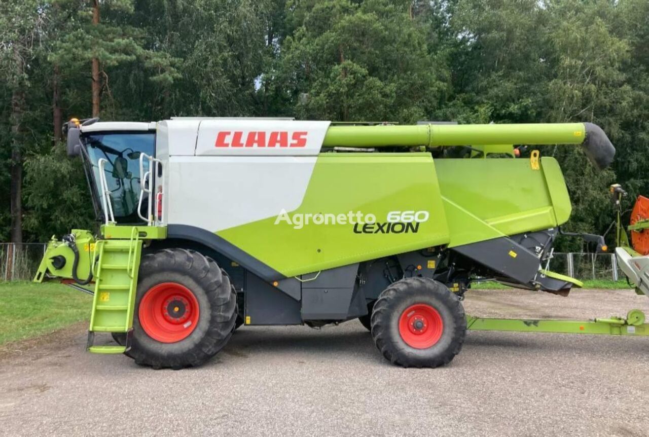 colheitadeira de grãos Claas Lexion 660