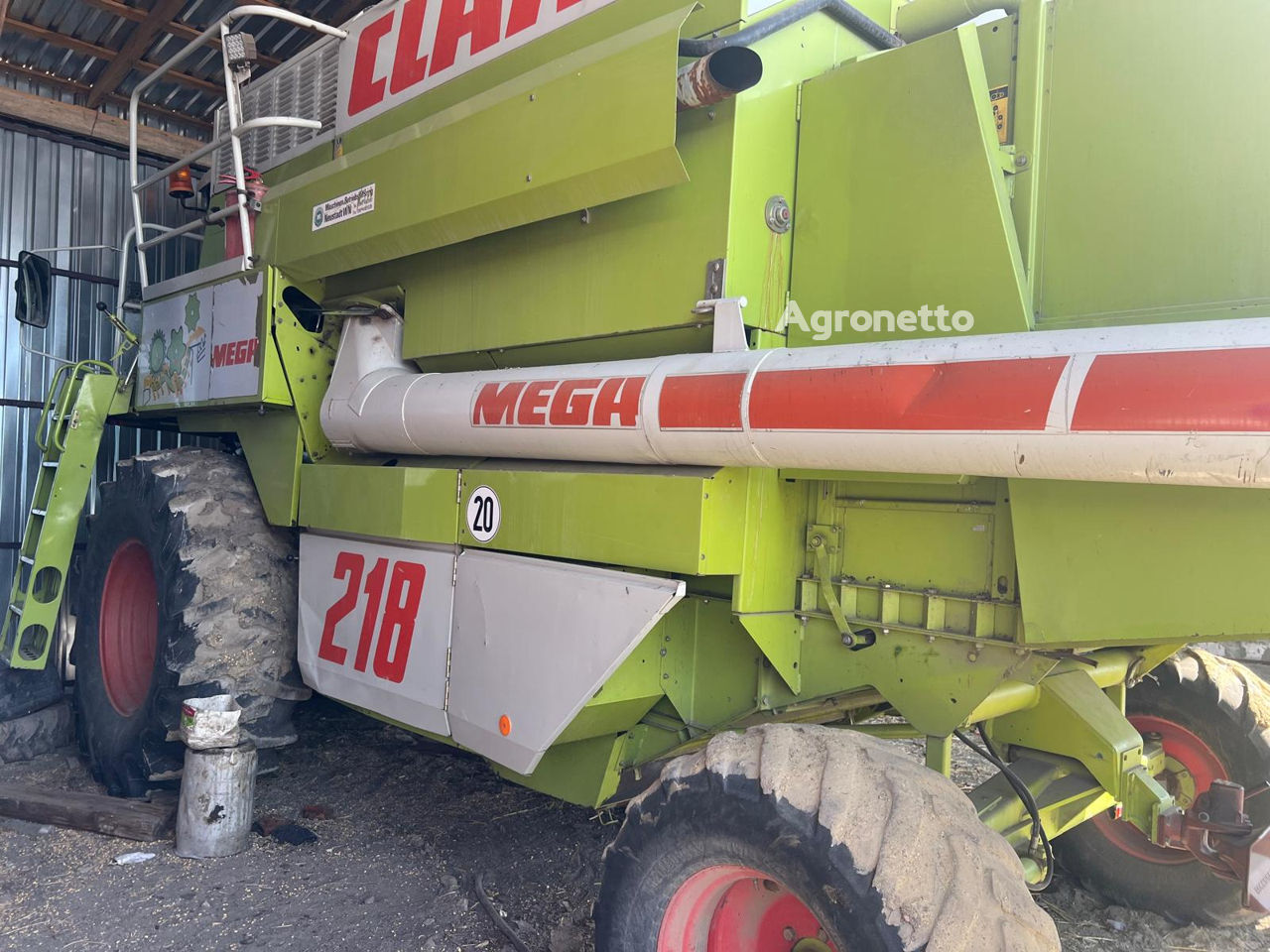 Prodaja Claas MEGA 218 kombajna za žito | Agronetto HR Claas MEGA 218 kombajn za žito - Agronetto