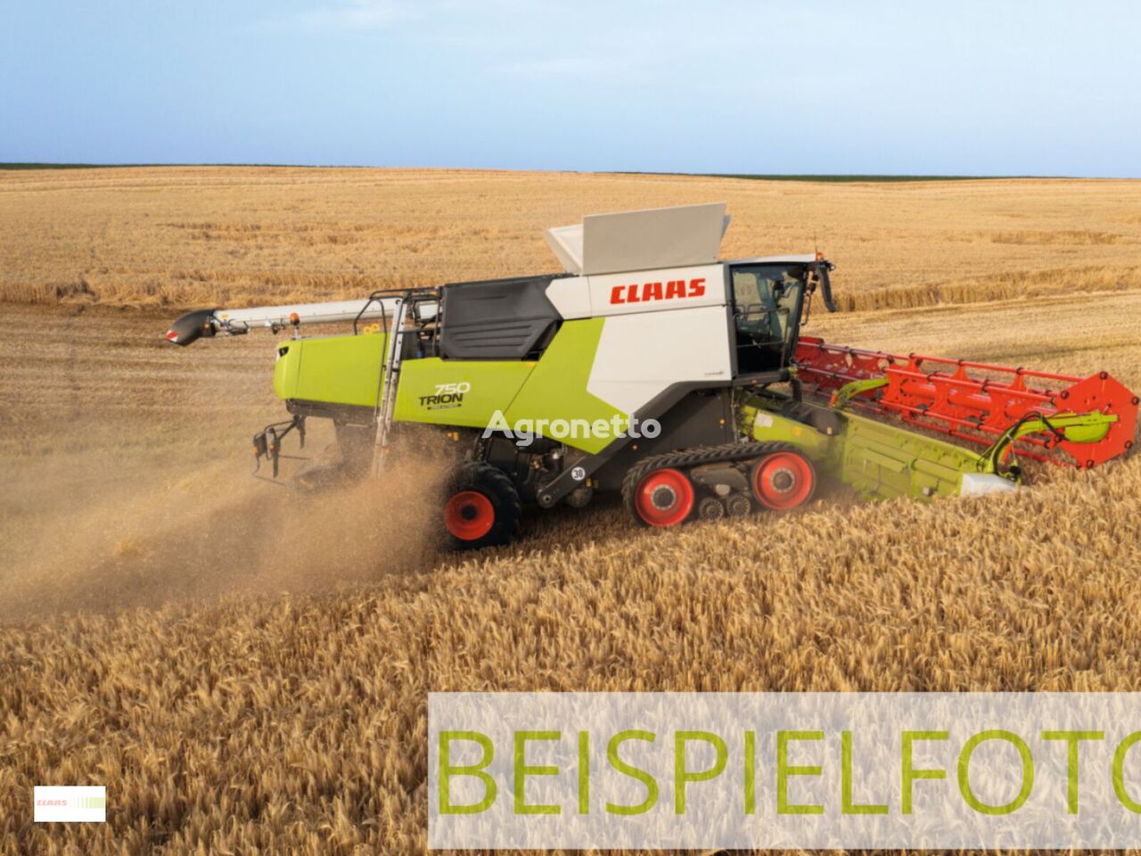 Claas Trion 750 TT grain harvester