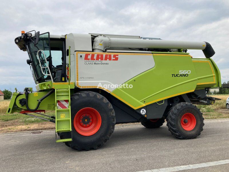 moissonneuse-batteuse Claas Tucano 560 APS Hybrid Bussnis + Claas Vario 680