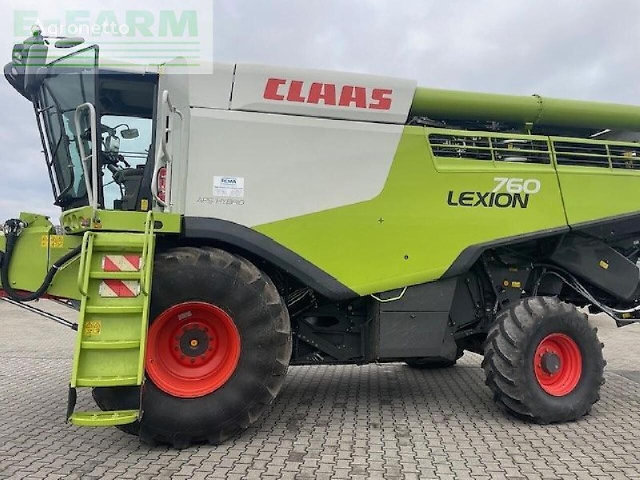 Θεριζοαλωνιστική μηχανή Claas lexion 760 - Agronetto