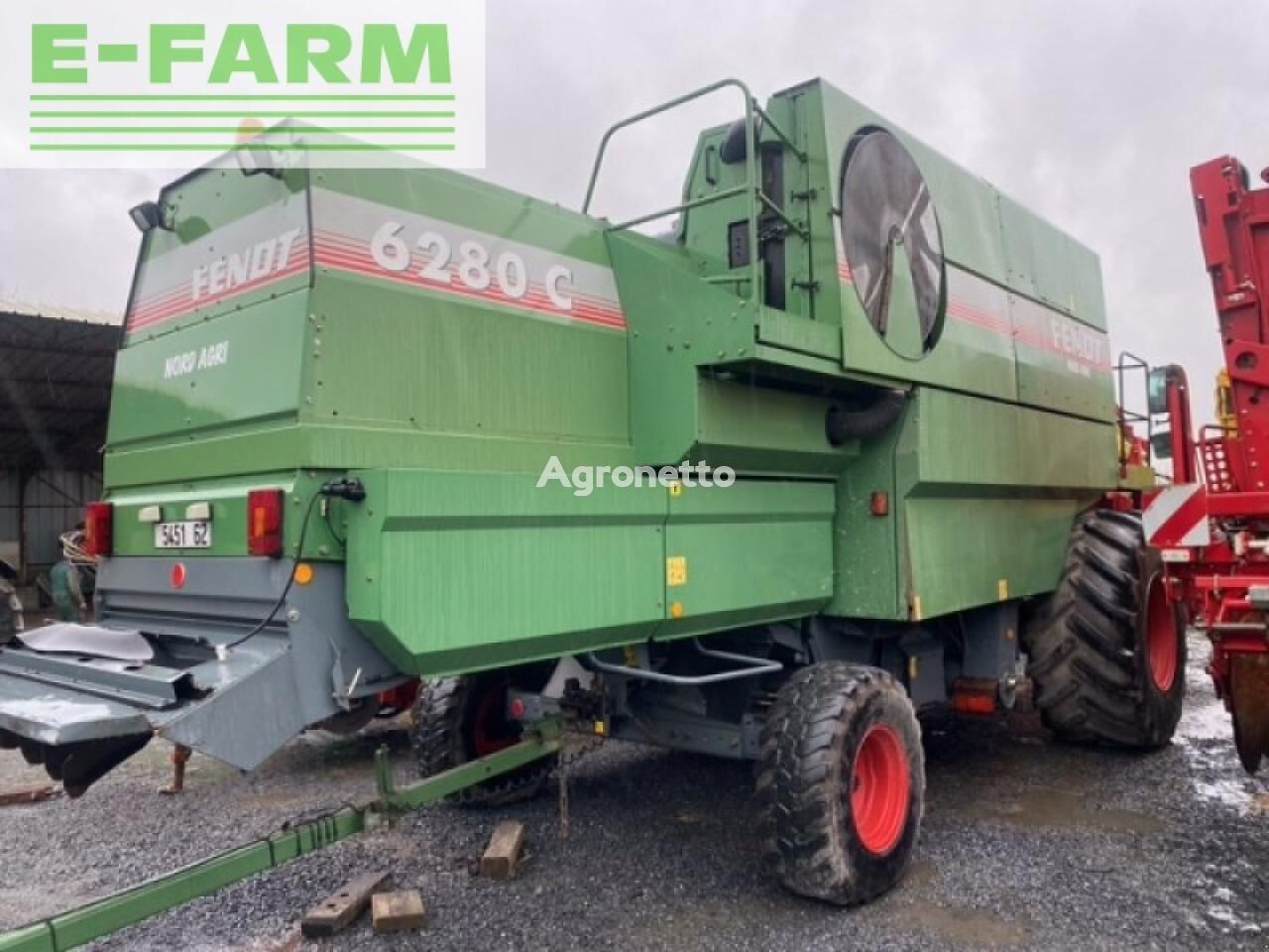 Fendt 6280c grain harvester