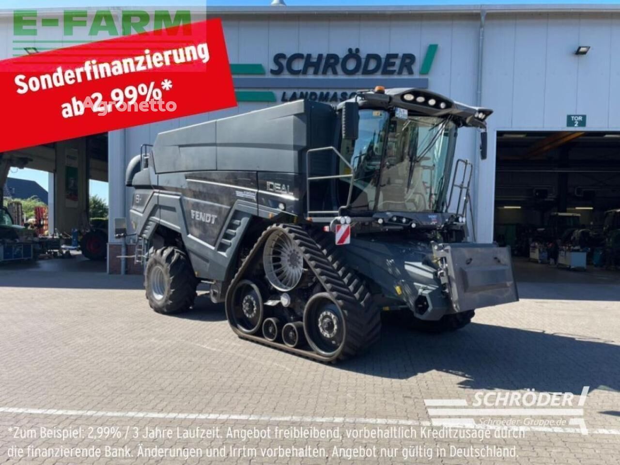 Fendt ideal 8 t grain harvester - Agroline