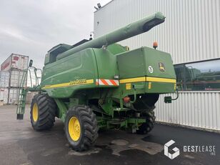 damaged John Deere 9780 CTS grain harvester
