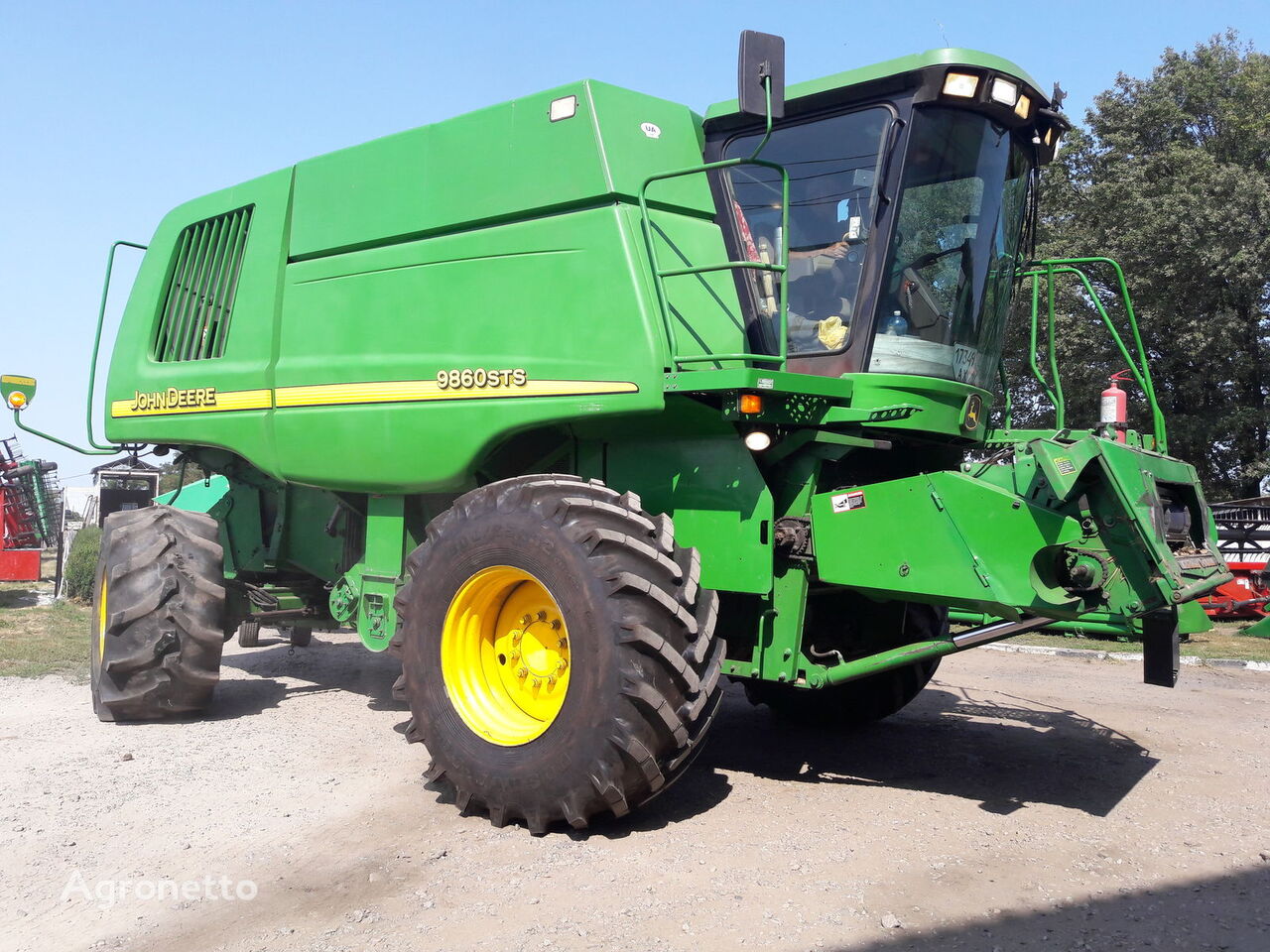 John Deere 9860STS c zhatkami!!! grain harvester