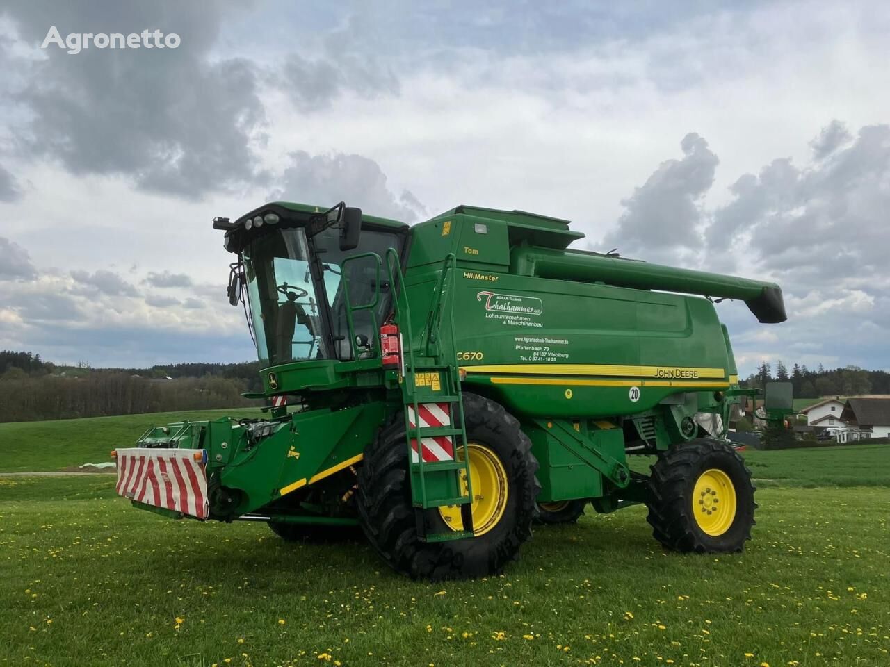 máy gặt đập liên hợp John Deere J.Deere 670 HM Hillmaster Allrad