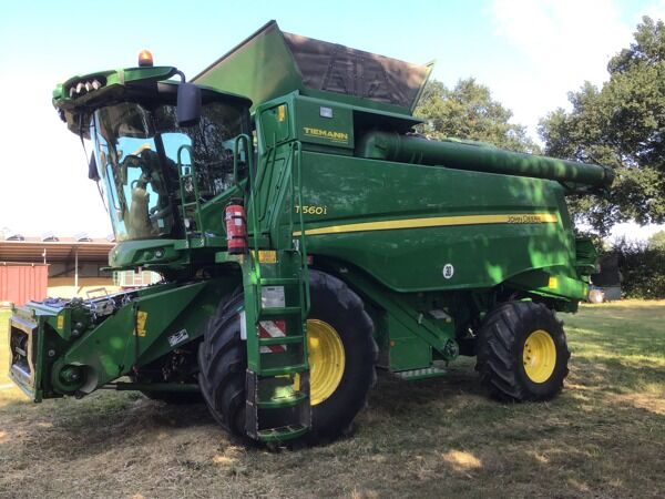 зерноуборочный комбайн John Deere T560 + 725 Premium Flow