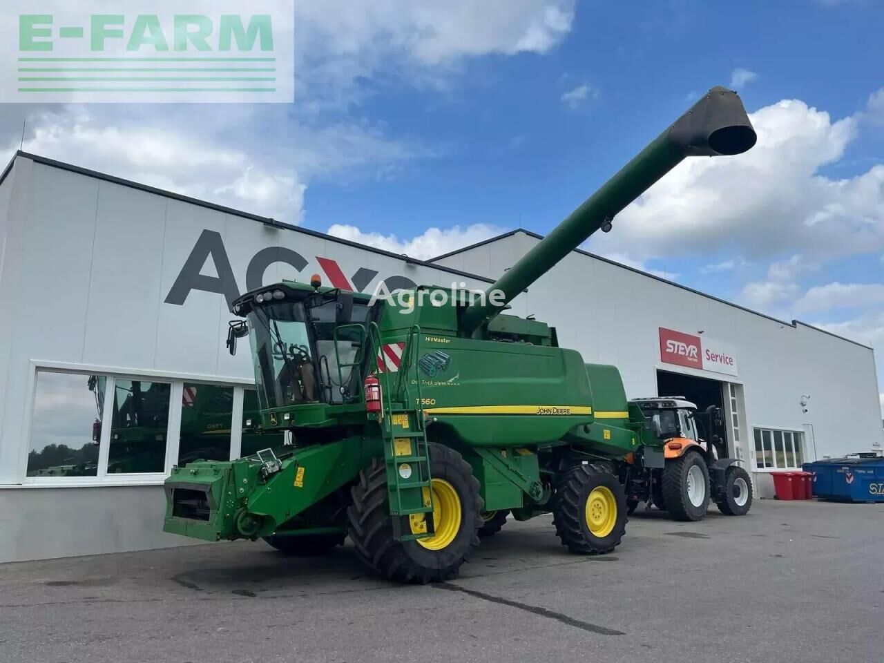 Colheitadeira de grãos John Deere t560 - Agroline