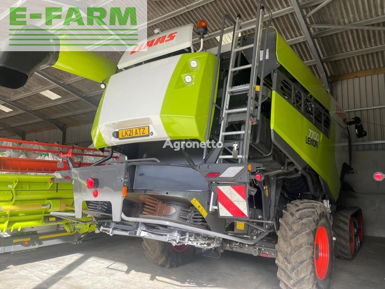 LEXION 7700 TERRA TRAC grain harvester