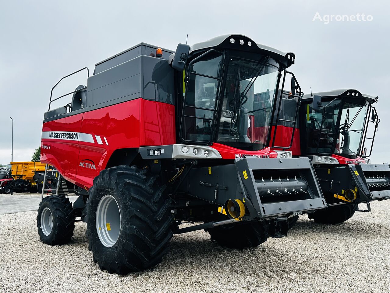 new Massey Ferguson 7345S grain harvester